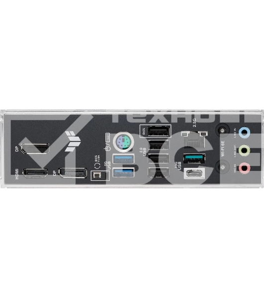 Материнская плата ASUS TUF GAMING B850M-E WIFI, AM5, AMD B850, 4xDDR5, 4xSATA, 3xM.2, 1xPCIe 5.0 x16, 1xPCIe 3.0 x1, 1xHDMI, 2xDP, 1x2.5Gb LAN, Wi-Fi 6E, Bluetooth 5.3, 1xUSB-C 10Gbps, 1xUSB-A 10Gbps, 2xUSB-A 5Gbps, 4xUSB-A 2.0, 3x3.5 мм, 7.1, mATX