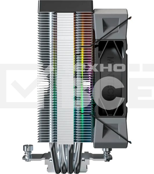 Устройство охлаждения(кулер) Montech NX400 ARGb Soc-AM5/AM4/1200/1700/1851 черный 4-pin 34.17dB Al+Cu 220W Ret (NX400ARGbBK)