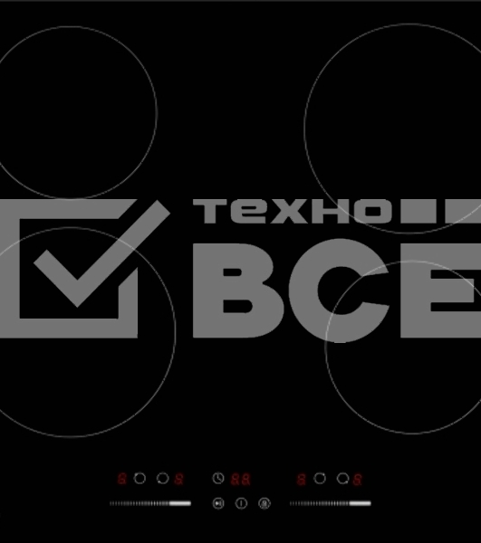 Индукционная варочная панель стеклокерамическая Weissgauff HV 640 BSG