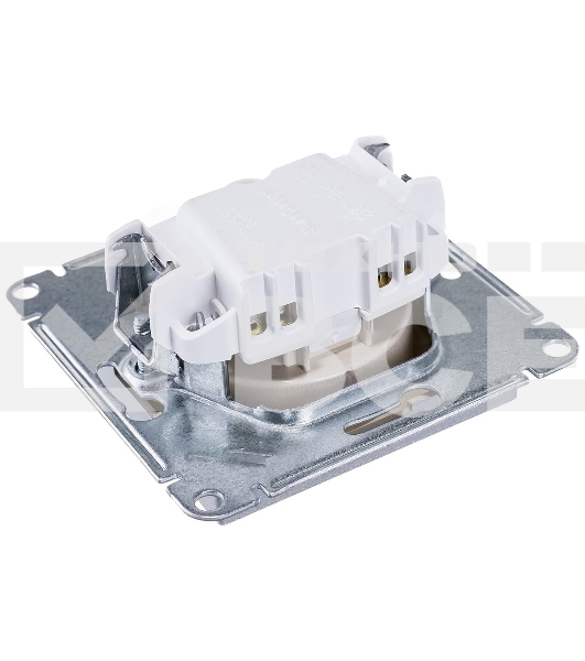 Механизм розетки 1-м СП AtlasDesign без заземл. 16А алюм. SchE ATN000341