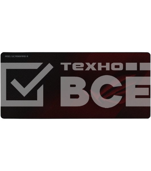 Игровой коврик для мыши ASUS ROG Scabbard II (900 x 400 x 3 мм, резина, тканый материал, cиликон, 90MP00S0-B0UA00)
