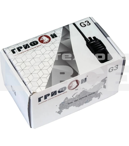 Рация Грифон G-3 16кан. до 13.00км компл.:1шт аккум. черный (FN61001)