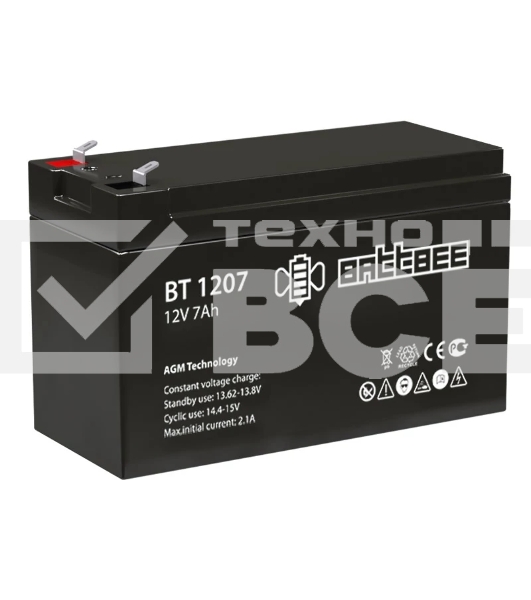 Батарея BattBee (Delta) BT 1207 (807280)