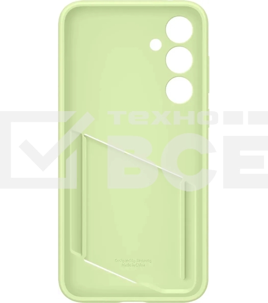 Чехол (клип-кейс) Samsung для Samsung Galaxy A35 Card Slot Case A35 лайм (EF-OA356TMEGRU)