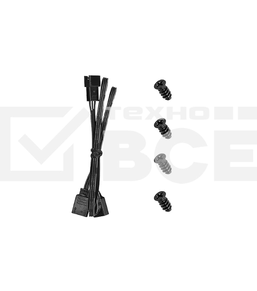 Вентилятор для корпуса DEEPCOOL CF120 черный, 120 мм, 1500 об/мин, 27 дБ, 4 pin