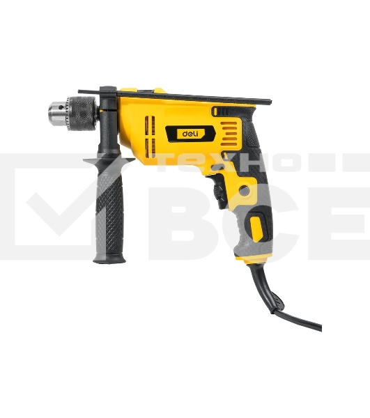 Дрель Deli DL-CZ13-E1, 650Вт, сетевая, ударная