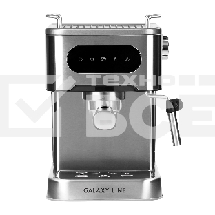 Кофеварка рожковая Galaxy Line GL 0761 серый, исп. кофе - молотый, 1,5 л, 1500 Вт, 20 Бар.