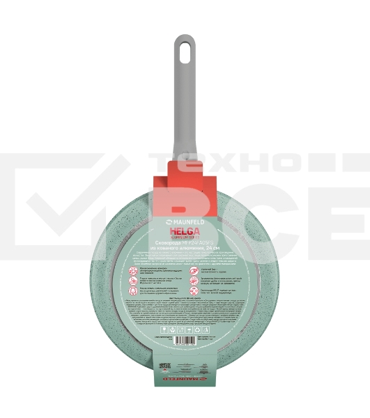 Сковорода Maunfeld HELGA MFP28FA05FS из кованого алюминия, 28 см