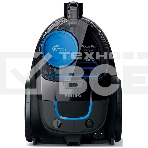 Пылесос Philips PowerPro Compact FC9350/01 черный/синий, 360/1800 Вт, уборка сухая, пылесборник контейнер, 1.5 л, фото 1