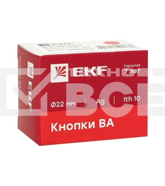 Кнопка BA21 черн. NO IP65 PROxima EKF xb2-ba21-65