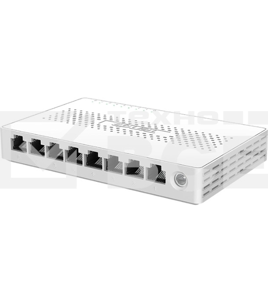 Коммутатор неуправляемый Tenda SM108, 8 портов, 8x2,5Гбит/с, настольный, пластиковый корпус