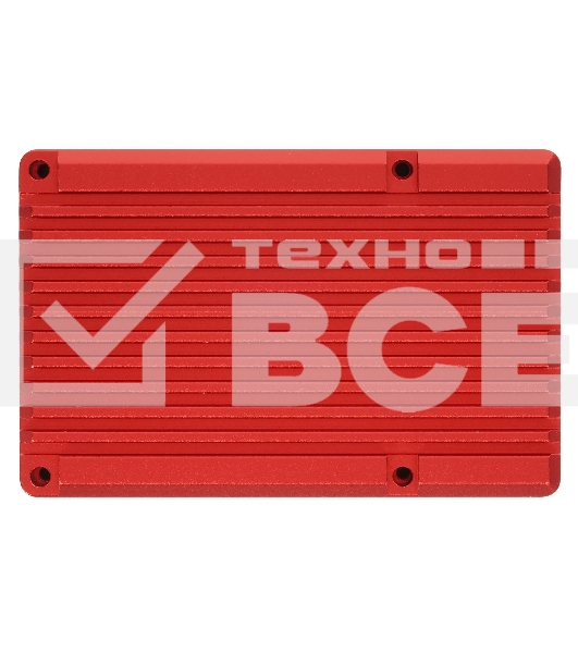 Корпус Qumo Aluminum case without fan, Raspberry Pi 4, red(RS004)