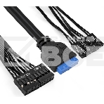 Компьютерный корпус Minitower ExeGate BAA-105U2-01-AAA350 (mATX, БП AAA350 с вент. 8см, 2*USB+2*USB 3.0, аудио, черный), фото9