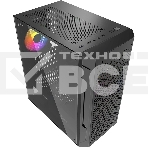 Компьютерный корпус Powercase Mistral Micro Z3B Mesh LED, Tempered Glass, 2x 140mm + 1х 120mm 5-color fan, черный, mATX (CMIMZB-L3), фото7