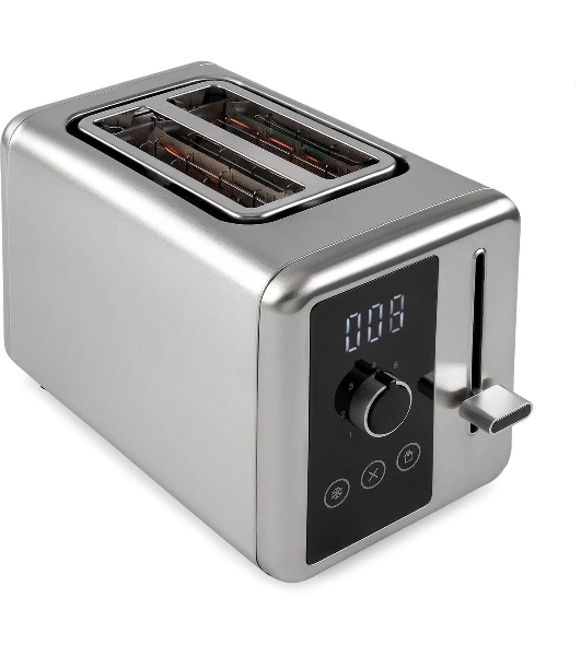 Тостер Hyundai HYT-3305 800Вт черный/серебристый