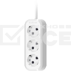 Удлинитель DEFENDER (99369) R330 16 А, 3 роз х 10 м, белый, фото3