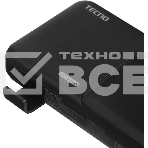 Портативный аккумулятор Tecno OnGO L101 10000mAh 12W 2.4A 2xUSB-A/USB-C черный, фото3