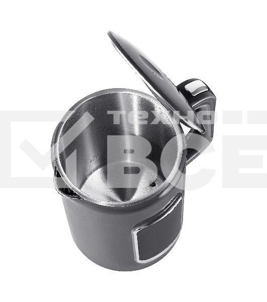 Чайник электрический Korting Чайник электрический Korting, объем 1.7 л, электронное управление, цифровой дисплей, 5 температурных режимов, автоотключение, серый