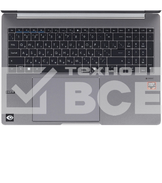 Ноутбук ASUS ExpertBook Entry PM3606CKA-PL0159 AMD Ryzen AI 5 330 16GB 512GB 2280 PCIE G4 SSD 16.0' WQXGA (2560x1600) 16:10 400nits Anti-Glare sRGB: 100% AMD Radeon Graphics No OS 1.87 Kg