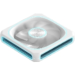 Вентилятор для корпуса Formula Air Fusion 1 WH ARGb 120х120x28 белый 4-pin 36.93дБ (упак.:1шт) Ret, фото4