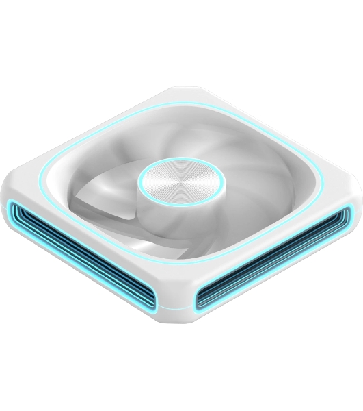 Вентилятор для корпуса Formula Air Fusion 1 WH ARGb 120х120x28 белый 4-pin 36.93дБ (упак.:1шт) Ret