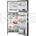 Холодильник Hitachi HRTN6443SUCS черный двухкамерный 315/94л морозилка сверху, фото2