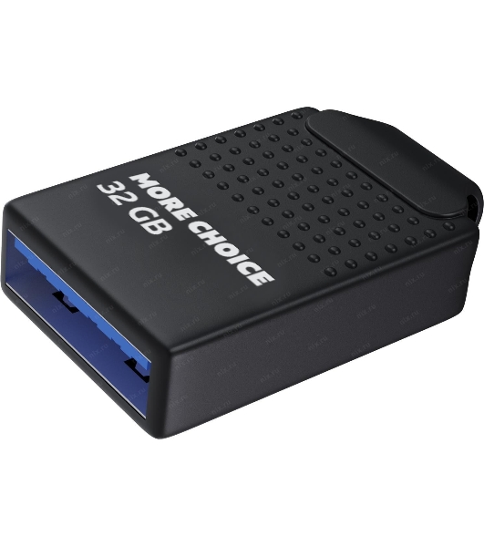Флешка USB More Choice MF32-2 black (4610196404917), 32Gb, USB 2.0, R/W 50/20, черный