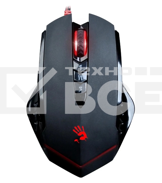 Мышь проводная A4Tech Bloody V8M Max черный, 12000 dpi, USB, кнопки - 10