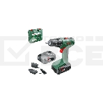 Дрель-шуруповерт Bosch Easydrill 18V-40 (2x 1,5Aч) + AL18V-20 кейс 1200Вт аккум. патрон:быстрозажимной (кейс в комплекте) (06039D8002), фото8
