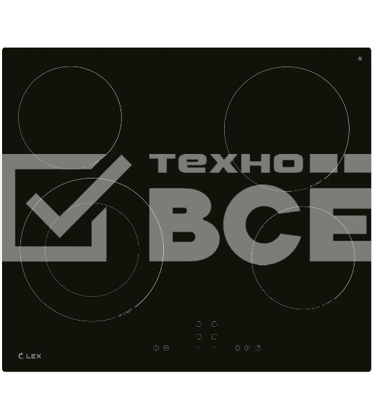 Варочная поверхность LEX EVH 641A BL черный