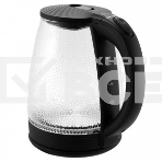 Чайник электрический Vitek VT-7003 1.7 л, 2200 Вт, стекло, черный, фото2