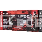 Клавиатура Defender Hawk GK-418  проводная, USB, черный/белый, фото4