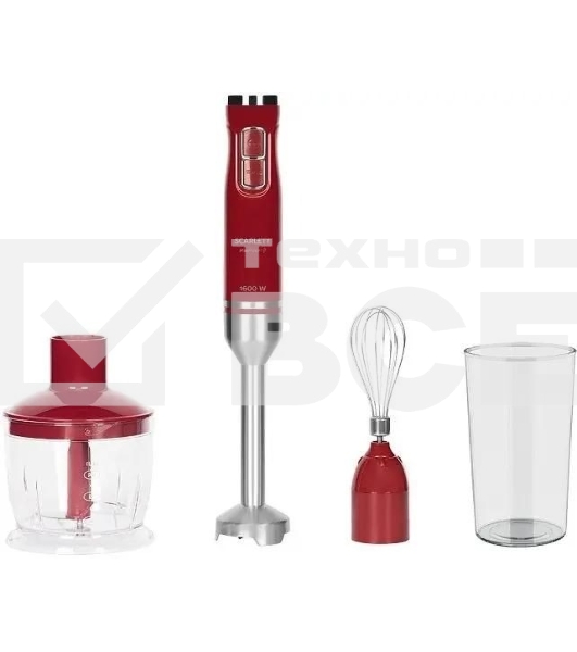 Блендер погружной Scarlett SC-HB42F68 1600Вт красный