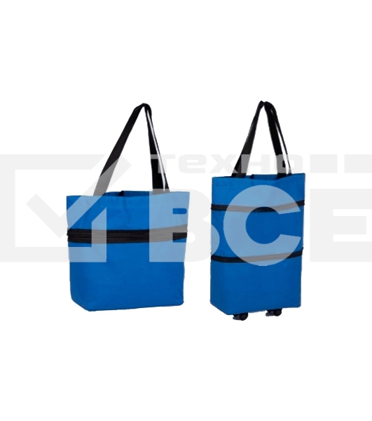 Сумка-тележка складная Рыжий кот ATB-02 Море, до 10 кг