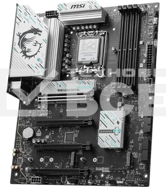 Материнская плата MSI B860 GAMING PLUS WIFI, LGA 1851, Intel B860, 4xDDR5, 4xSATA, 3xM.2, 1xPCIe 4.0 x4, 1xPCIe 5.0 x16, 1xDP, 1xHDMI, 1xUSB-C, 1x 5Gb LAN, 4xUSB-A 2.0, 2xUSB-A 3.2 Gen 1, 2xUSB 3.2 Gen 2, 7.1, 3x3.5 мм, ATX