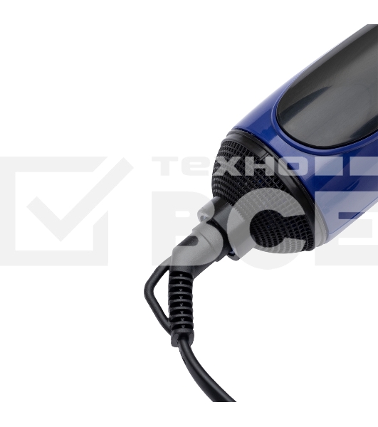 Фен-щётка Atlanta ATH-887 синий, 650 Вт