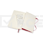 Блокнот Moleskine CLASSIC SOFT EXPENDED QP616EXPF2 Large 130х210мм, 400 страниц, линейка, мягкая обложка, красный, фото4