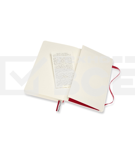 Блокнот Moleskine CLASSIC SOFT EXPENDED QP616EXPF2 Large 130х210мм, 400 страниц, линейка, мягкая обложка, красный