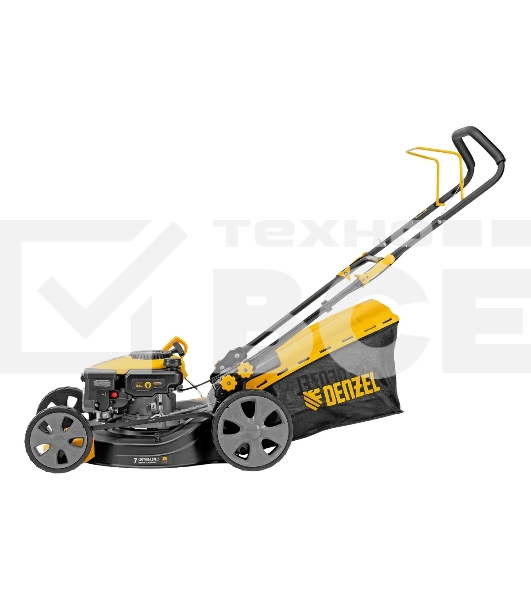 Газонокосилка бензиновая Denzel GLD-460-K, 150 см3, 46 см, 50 л