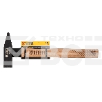 Молоток слесарный Denzel 500 г, кованый квадратный боек, буковая рукоятка, фото8