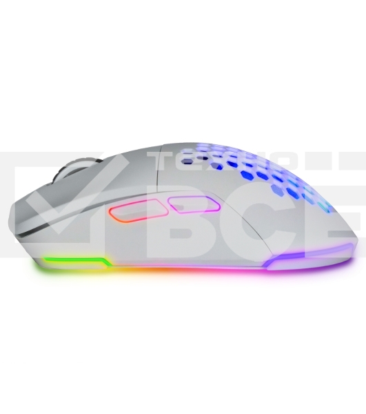Мышь беспроводная SVEN RX-G980W белая (6+1кл. 50-26000 DPI, ПО, RGB-подсветка, игров. упак)