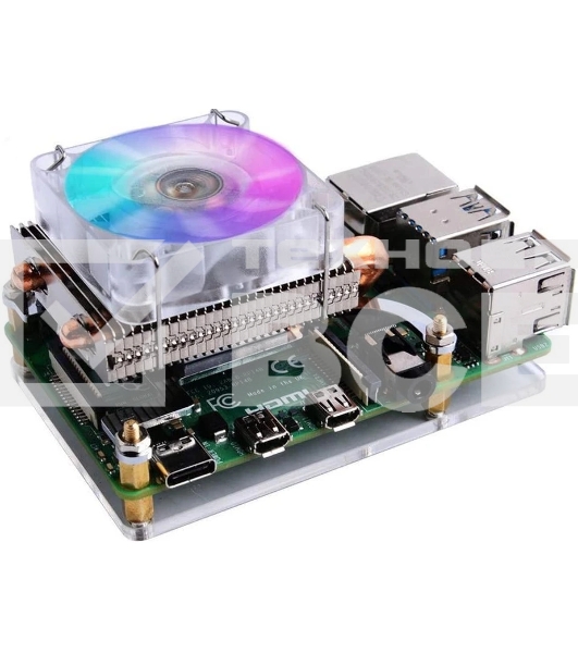 Кулер для процессора Raspberry Pi RPI-LPCOOL Ice Tower CPU for Raspberry Pi, Low Profile