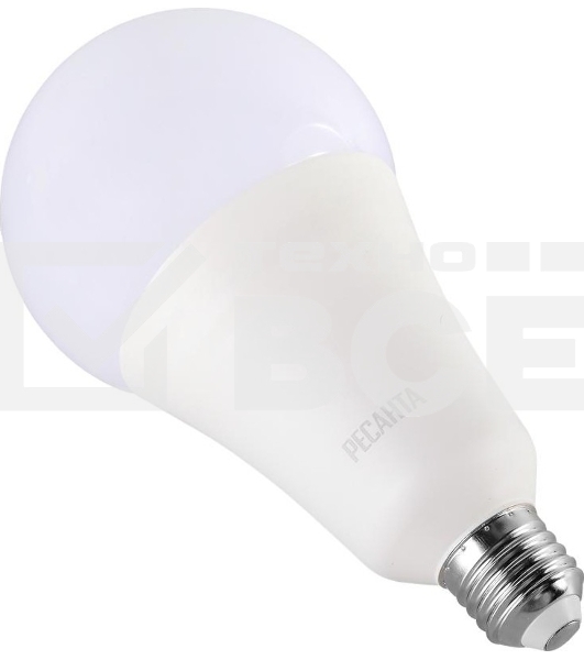 Лампа светодиодная Ресанта LL-R-A95-25W-230-4K-E27 груша
