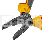 Плоскогубцы комбинированные Denzel диэлектрические трехкомпонентные рукоятки до 1000 В, 180 мм, фото5