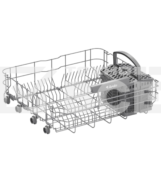 Посудомоечная машина ARDO DBEA1362B2, черный, 59.8 см, 13 компл., 49 дБ, класс: А++