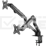 Кронштейн для мониторов Ultramounts UM729 черный 17'-27' макс.7кг крепление к столешнице поворот и наклон, фото9