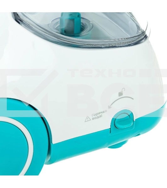 Отпариватель напольный Kitfort КТ-957 1500Вт белый/бирюзовый