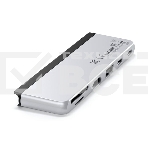 USB-концентратор двойной Satechi Dual USB-C Hub For Surface Pro 9, серебристый, фото6