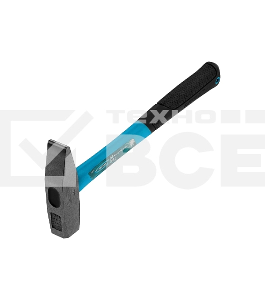 Молоток слесарный Gross 10273 300 г, квадратный боек, фиберглассовая обрезиненная рукоятка