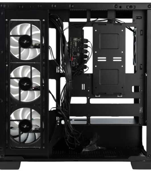 Корпус eATX Eurocase M9 Max-Fish tank M9 MAX 2ARGB 3_0_2 BLACK черный